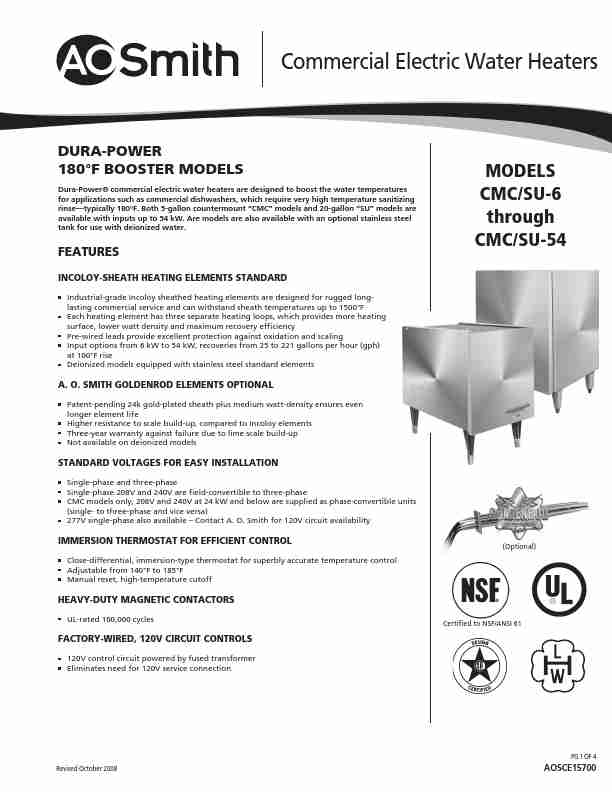 A O  Smith Water Heater CMCSU-54-page_pdf